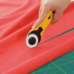 OLFA 45mm Rotary Cutter Yellow -THE QUILT SHOP olfa 45mm rotary cutter 23
