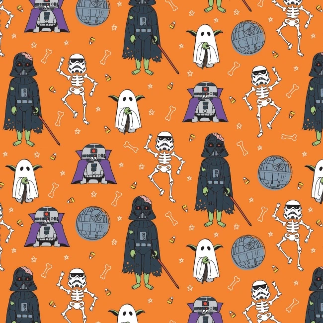 Star Wars Orange Ghost Crew Fabric 3 Star Wars Orange Ghost Crew Fabric