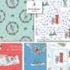 Peter Rabbit Wonderful Time Of The Year Christmas Fat Quarters X 5 -THE QUILT SHOP peter rabbit fat quarters 1