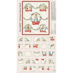 Peter Rabbit - Hoppy Holidays - Advent Calendar Panel