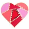 Pin Peddlers Red Patched Heart Pin -THE QUILT SHOP pin paddlers red patched heart