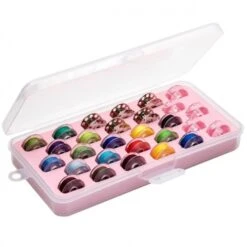 Hemline Bobbin Box Pink | Regular -THE QUILT SHOP pink bobbin box 3