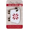 Prim Sheep Enamel Needle Minder -THE QUILT SHOP prim sheep needle minder 1