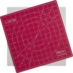 QB Rotating Cutting Mat 12" X 12" - Pink