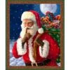 Santas Night Out Santa Christmas Panel -THE QUILT SHOP santas night out christmas fabric panel