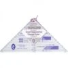 Small Diagonal Set Triangle | Marti Michell -THE QUILT SHOP small diagonal set ruler marti michell 1