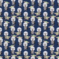 FLANNEL - Star Wars Navy Baby Yoda
