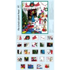 The Grinch - Bright & Bold - Advent Calendar Panel
