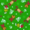 How The Grinch Stole Christmas Fabric - Green -THE QUILT SHOP the grinch green fabric