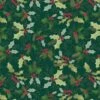 Traditional Holly - Green - Christmas Fabric -THE QUILT SHOP traditional holly green fabric 1