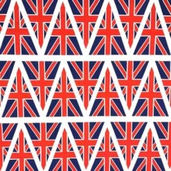 Union Jack Flag Bunting Panel - Triangle